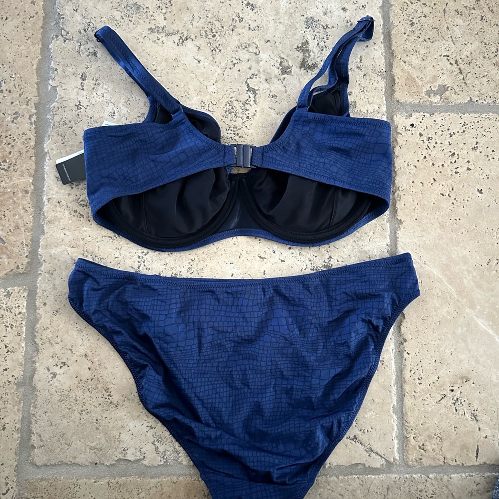 Fantasie Navy Bikini Bathing Suit - Picture 2 of 4
